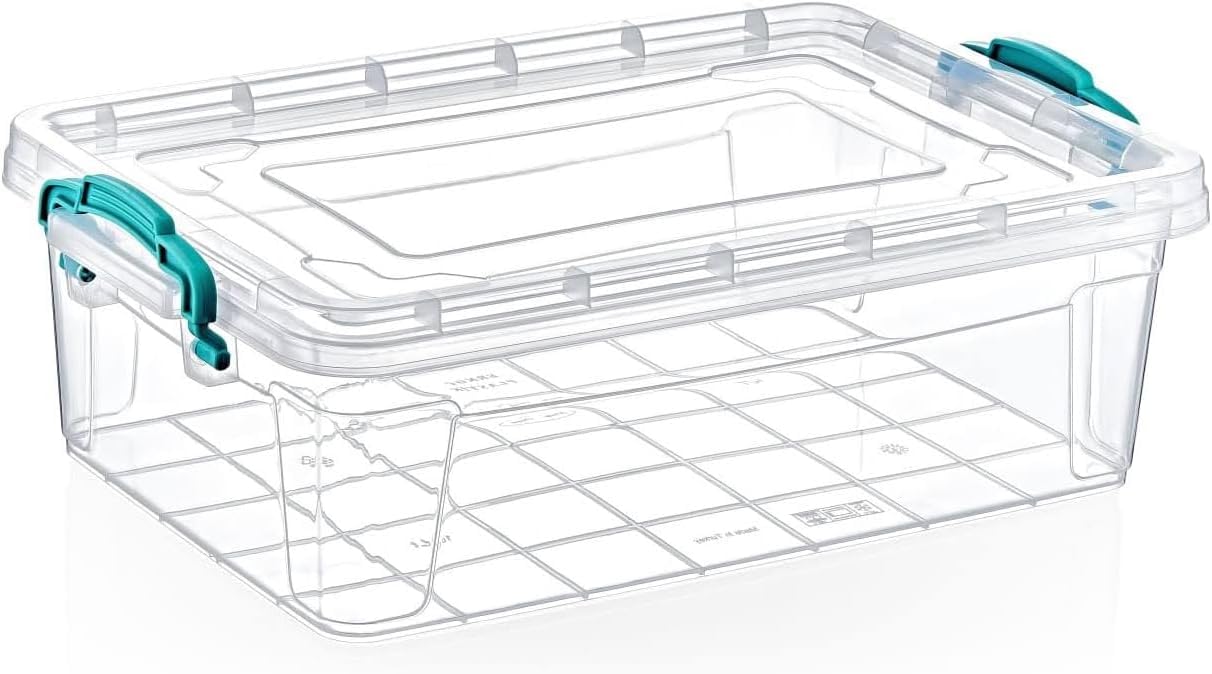 Best House Rectangle Multi-functional Clear Plastic Storage Box ...