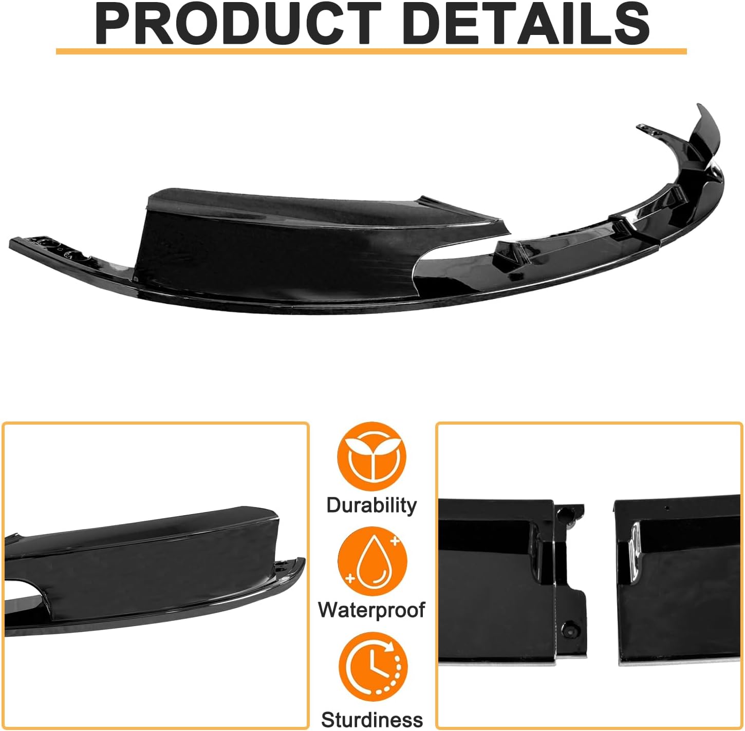 Front Bumper Lip Splitter for 2012-2018 BMW 3 Series F30 F31