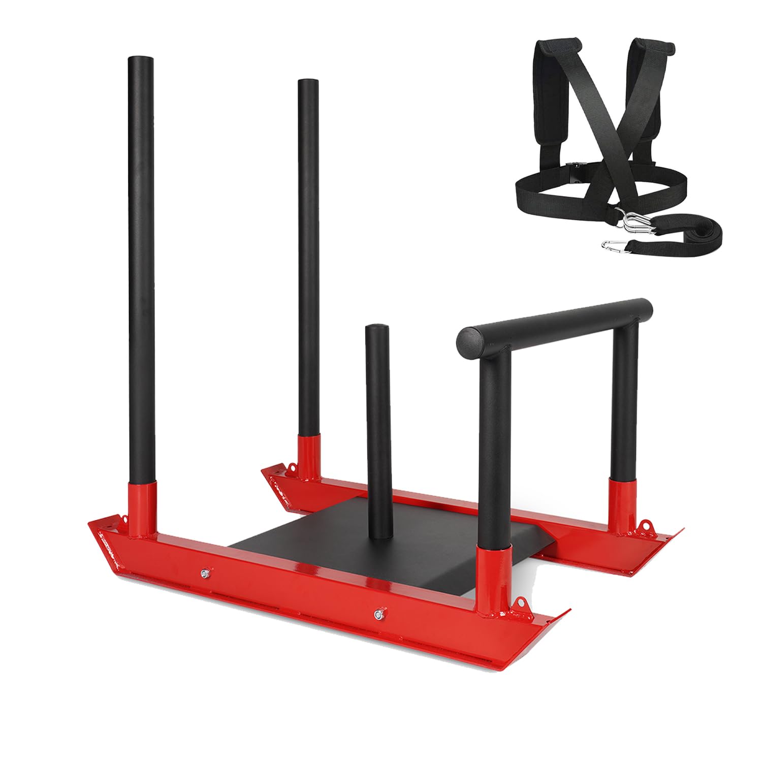 Trineo de Peso para Entrenamiento de Fuerza y Velocidad,Trineo de Entrenamiento de Fuerza de Fitness-Mejora la Velocidad y la Fuerza