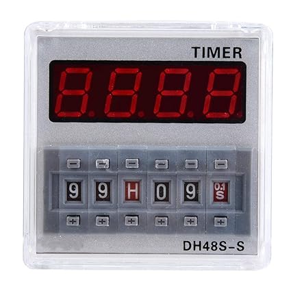 Keenso Timer 24v AC, Programmable Control with LCD Display for Remote Control (24VAC/DC)