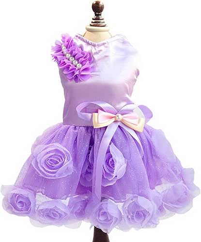 SMALLLEE_LUCKY_STORE Pet Small Dog Puppy Cat Clothes Coat Wedding Costume