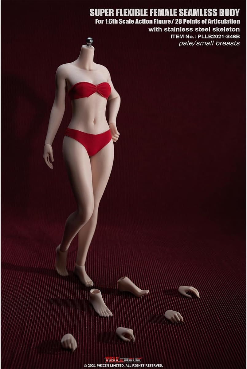 Amazon.co.jp: LEBOO tbleague 1/6 女性 超可动 素体 シームレス素体