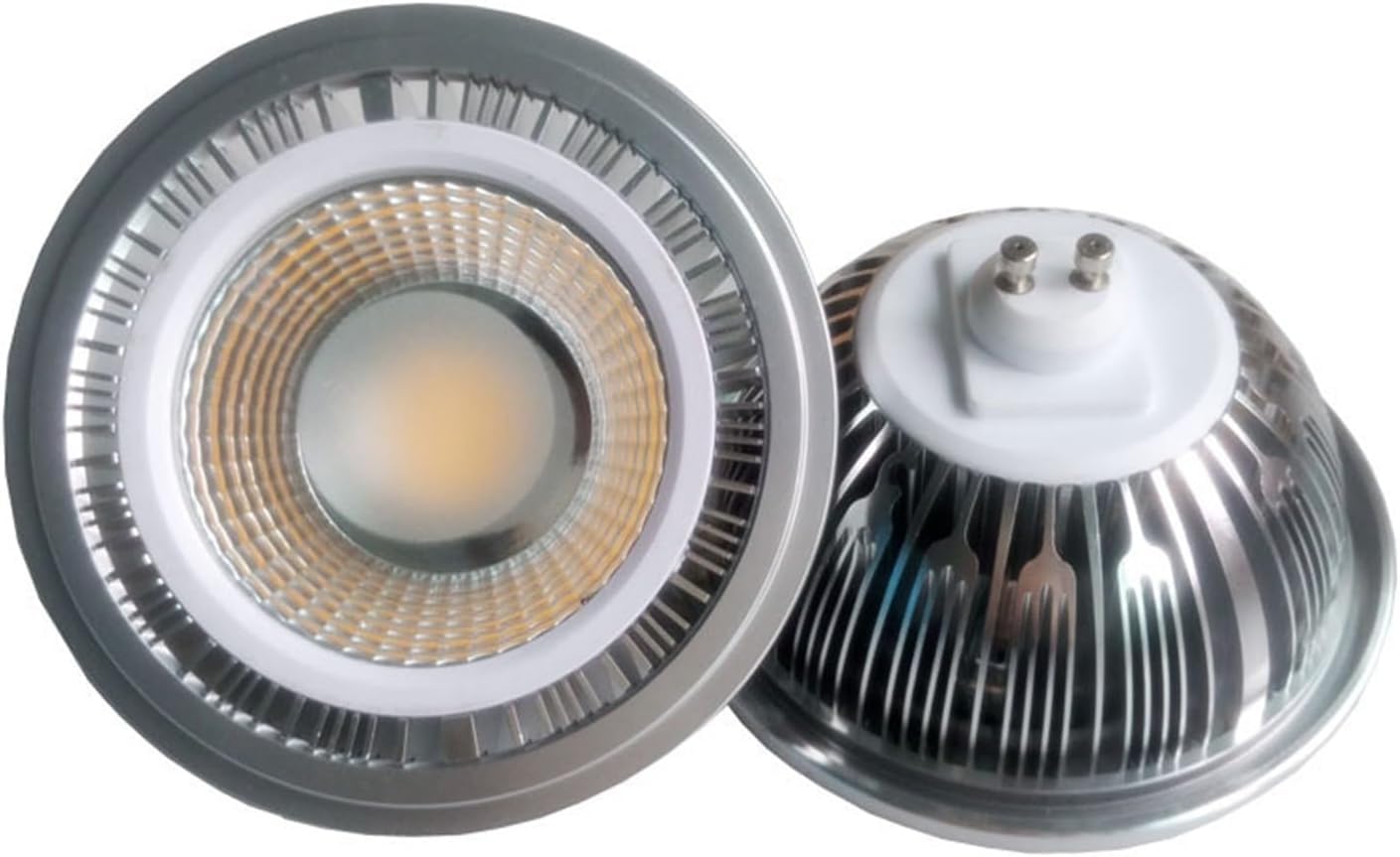 2szt. Żarówka Reflektorowa Led 9w Ściemnialna Oprawa Wpuszczana Led Ar111 Spotlight Gu10/g53 9w Do Oświetlenia Komercyjnego I Przemysłowego, Natural White, GU10