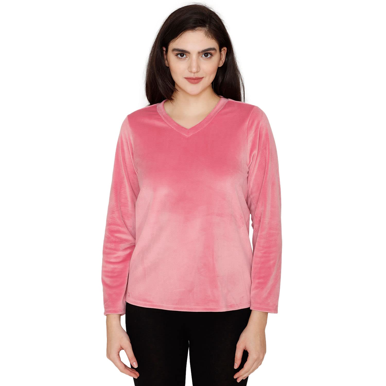 Zivame Women's Floral Relaxed Night Shirt