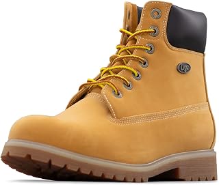 Lugz Men's Convoy Classic 6-Inch Chukka Boots - Durable Faux Leather Rugged Comfort for Everyday Style