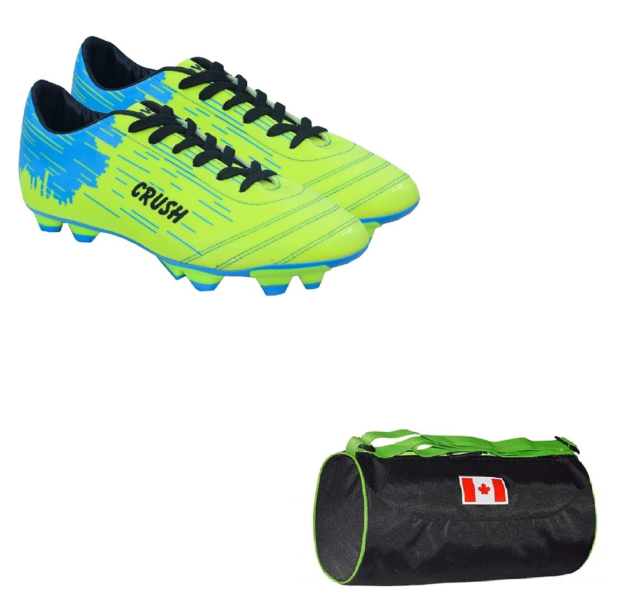 charged Sports Bag Toronto Large Black With Gowin Football Shoe Crush Green Cyan Size-8-picture-31