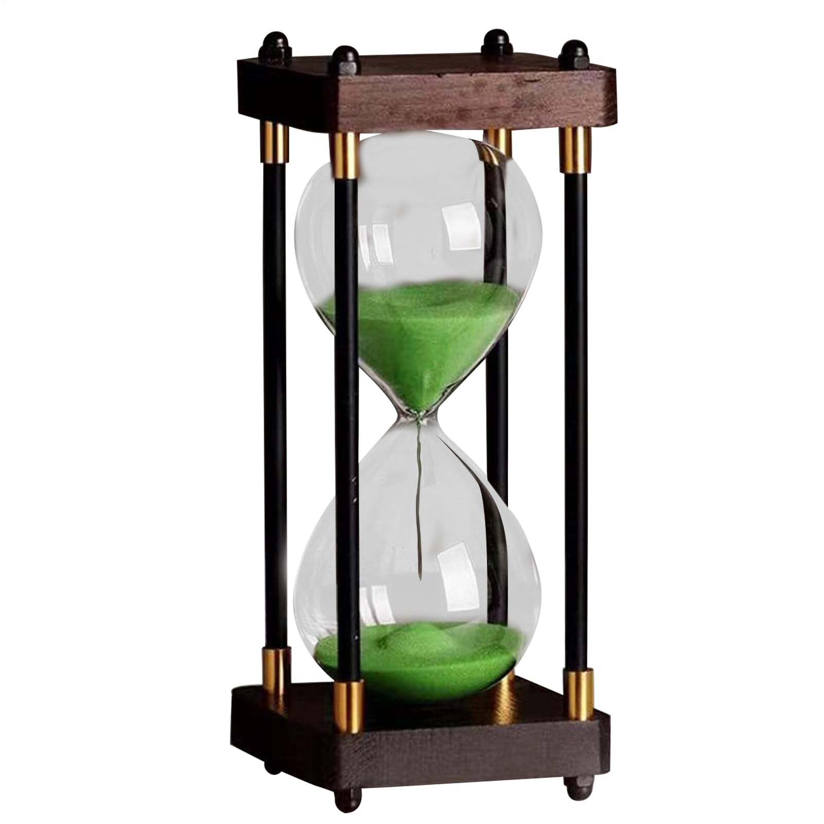 Sandglasdekor, dekorative Sanduhr Klassiker | Multifunktional 60 -minütiges Sanduhr -Timer, Vintage Sanduhr für Home Workplace Schreibtischdekoration