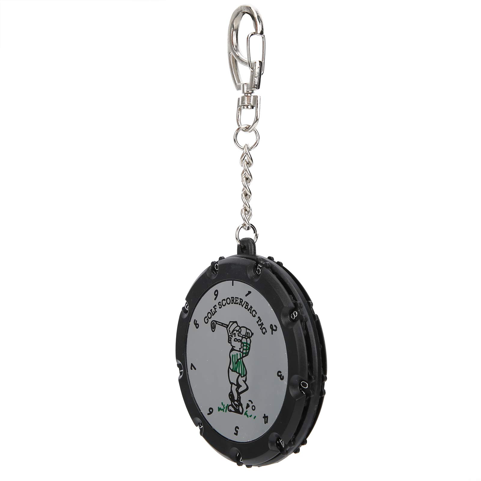 Portable Sting Counter 18 Holes Score for Lovers, 2PCs Double Pages of the Key Chain Switch for Course