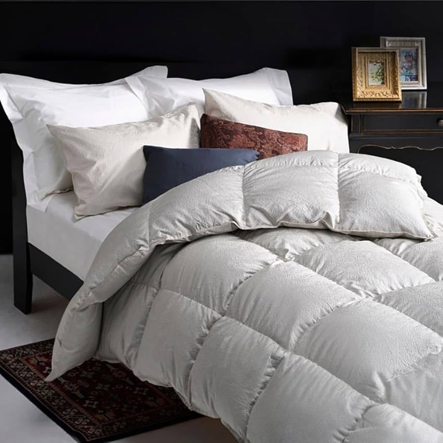 Amazon.co.jp: 京都金桝 最高峰 アイダーダウン95% 羽毛掛け