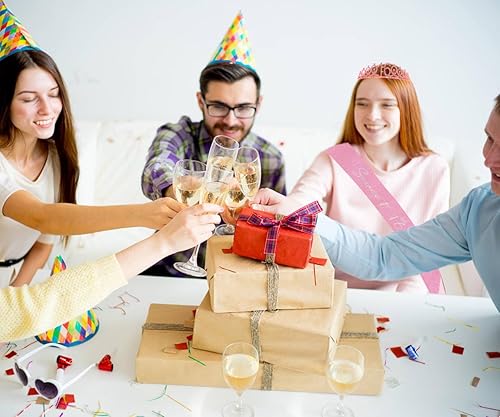 Miniatura 7 de Tira y tiara para velas de cumpleaños número 16, corona de diamantes de imitación de cumpleaños "Sweet 16th", globo de aluminio de 32 pulgadas