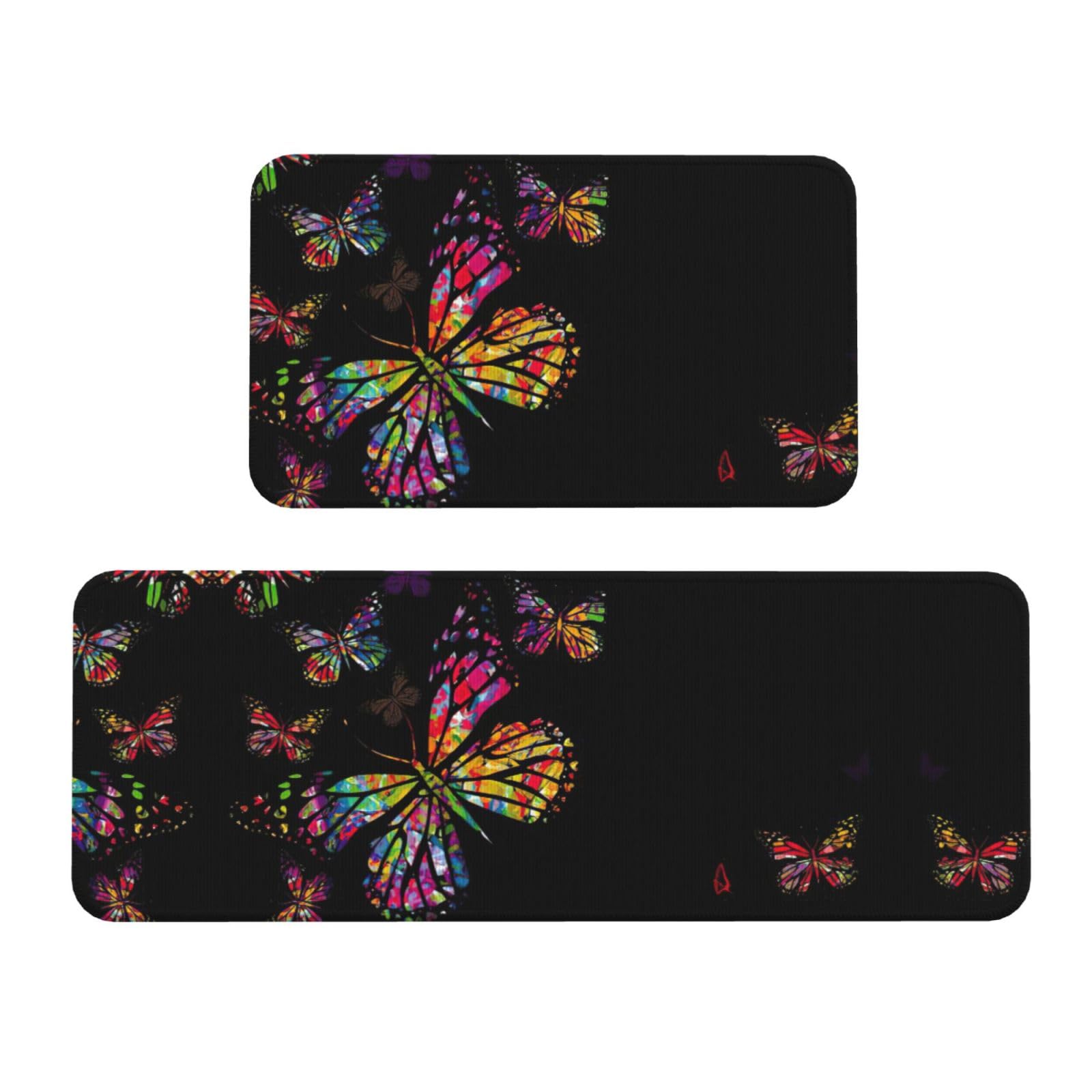 Tapetes de cocina antideslizantes EdWal con mariposas para dar vida a tu hogar