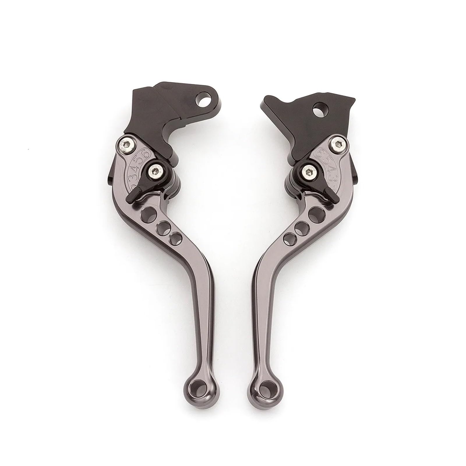 Fit For Y-a-m-a-h-a Banshee Warrior Wolverine 350 Motorcycle Adjustable Brake Clutch Lever Accessories(Gray 147mm)