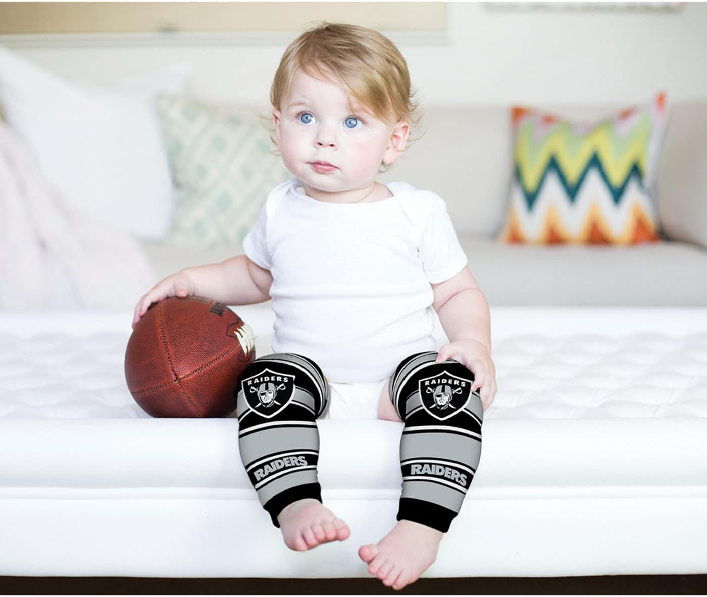 Baby Fanatic NFL Las Vegas Raiders Leggings, One Size, Team Color