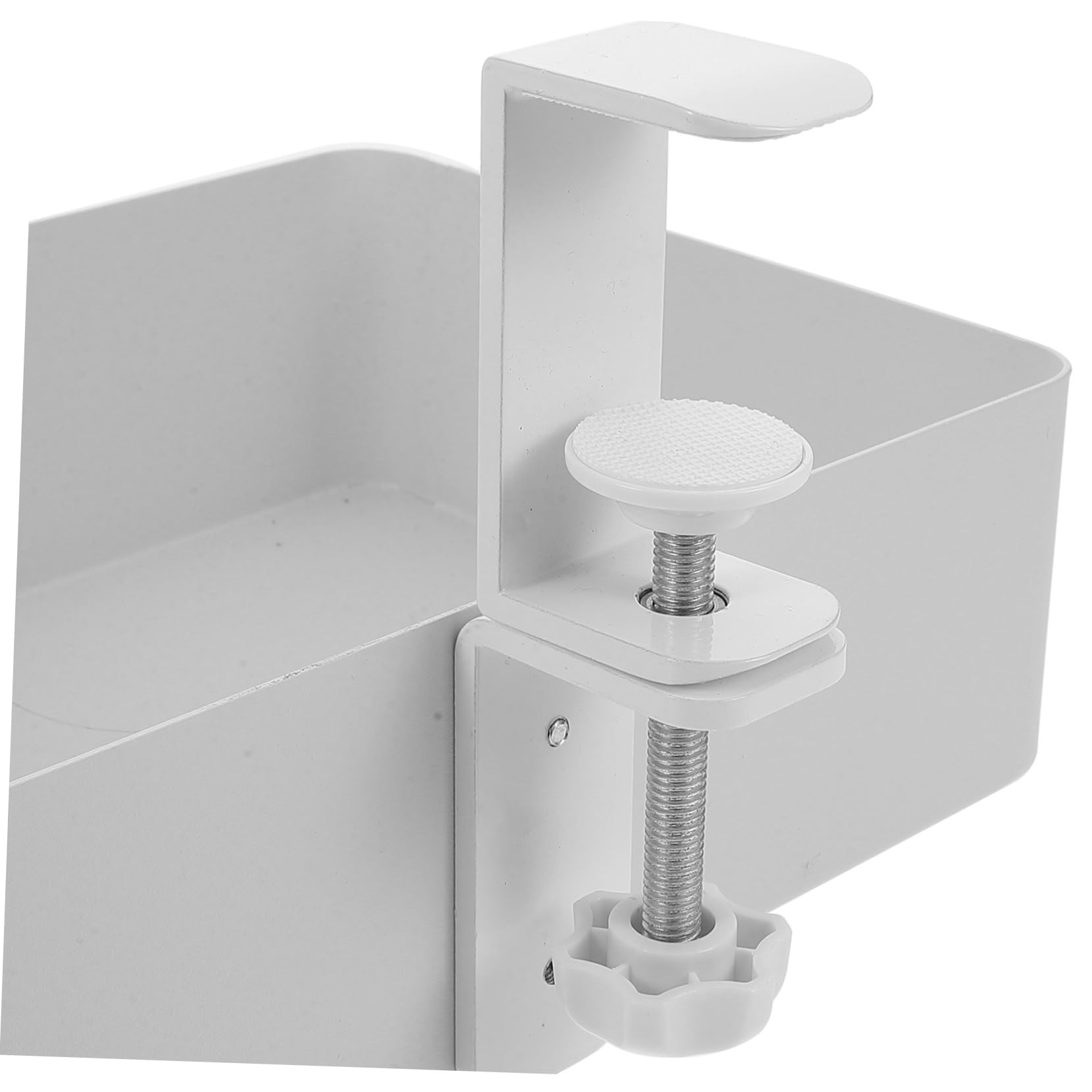 Homoyoyo Cestino Portaoggetti in Metallo da Appendere Sotto Ripiano Organizer per Piccoli Spazi in Cucina e Bagno Contenitore di Stoccaggio Discreto e Resistente