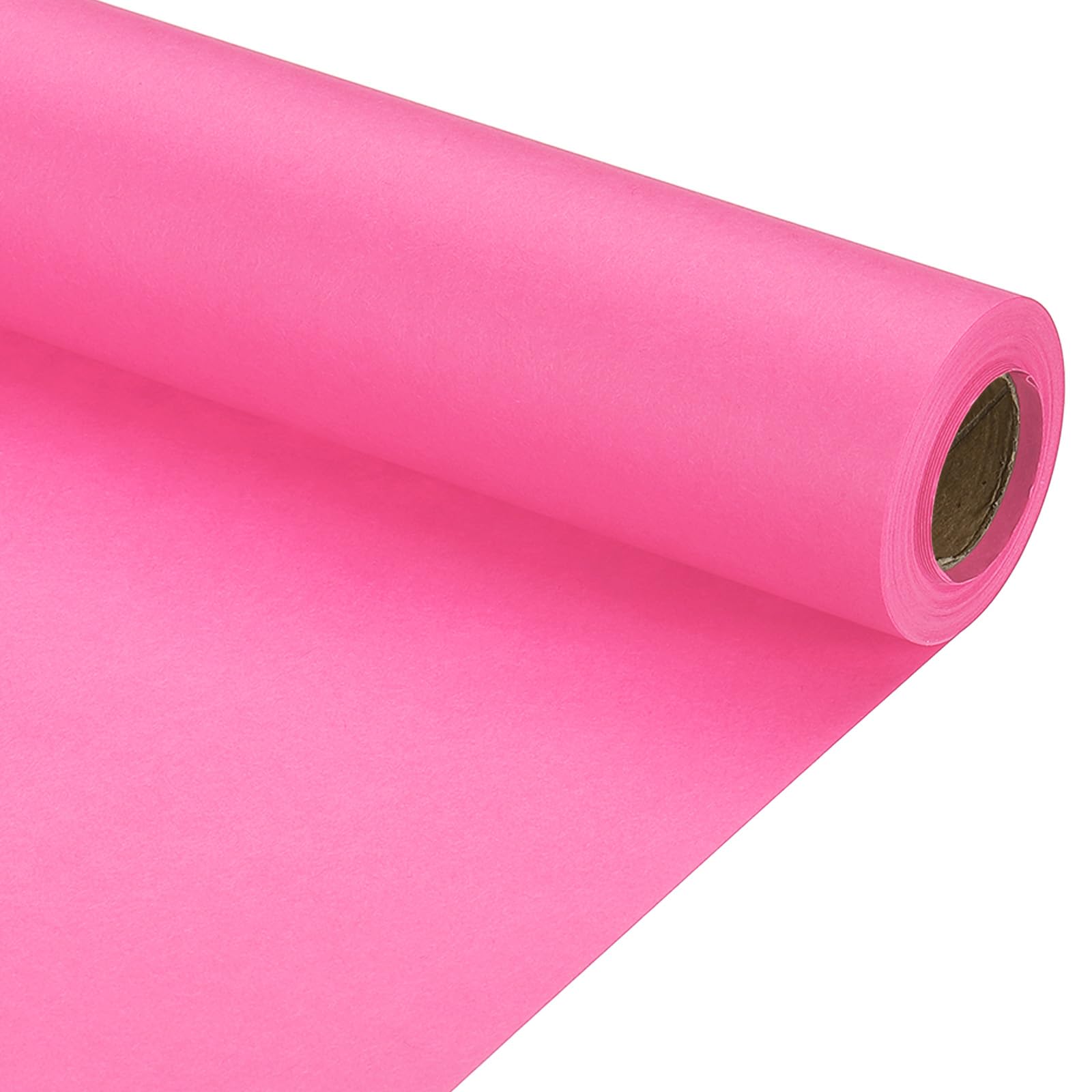 PATIKIL Wrapping Paper, 15" x 394"(33') 70 GSM Craft Paper Roll Kraft Packing Paper for Poster Bulletin Board Gift Wrapping, Pink