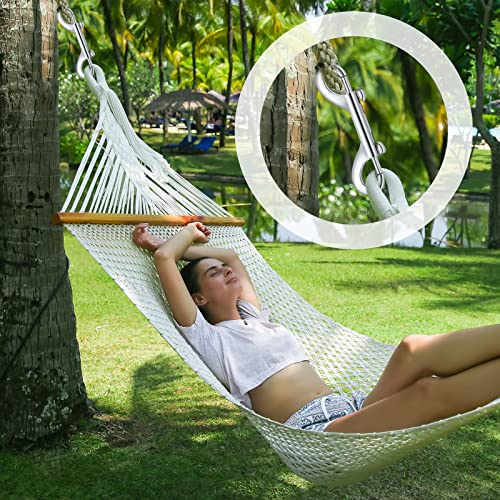 12 Pieces Double Ended Bolt Snaps Hook Zinc Alloy Double Trigger Clips Home Pet Accessory for Linking Dog Leash Collar Leash Key Chain Horse Tack Pet Sling Feed Buckets (4.7 Inch)