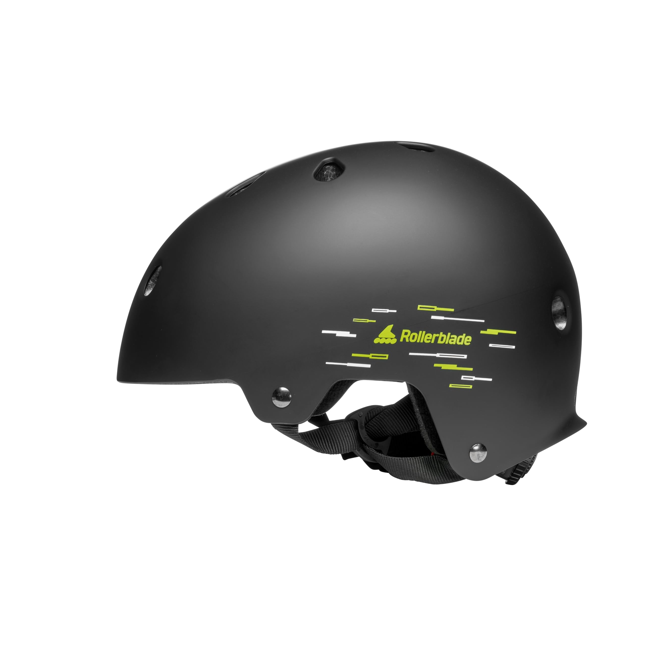 Rollerblade Unisex młodzieżowy kask RB JR Helmet (CE) kask na łyżworolkach, czarny, rozmiar M
