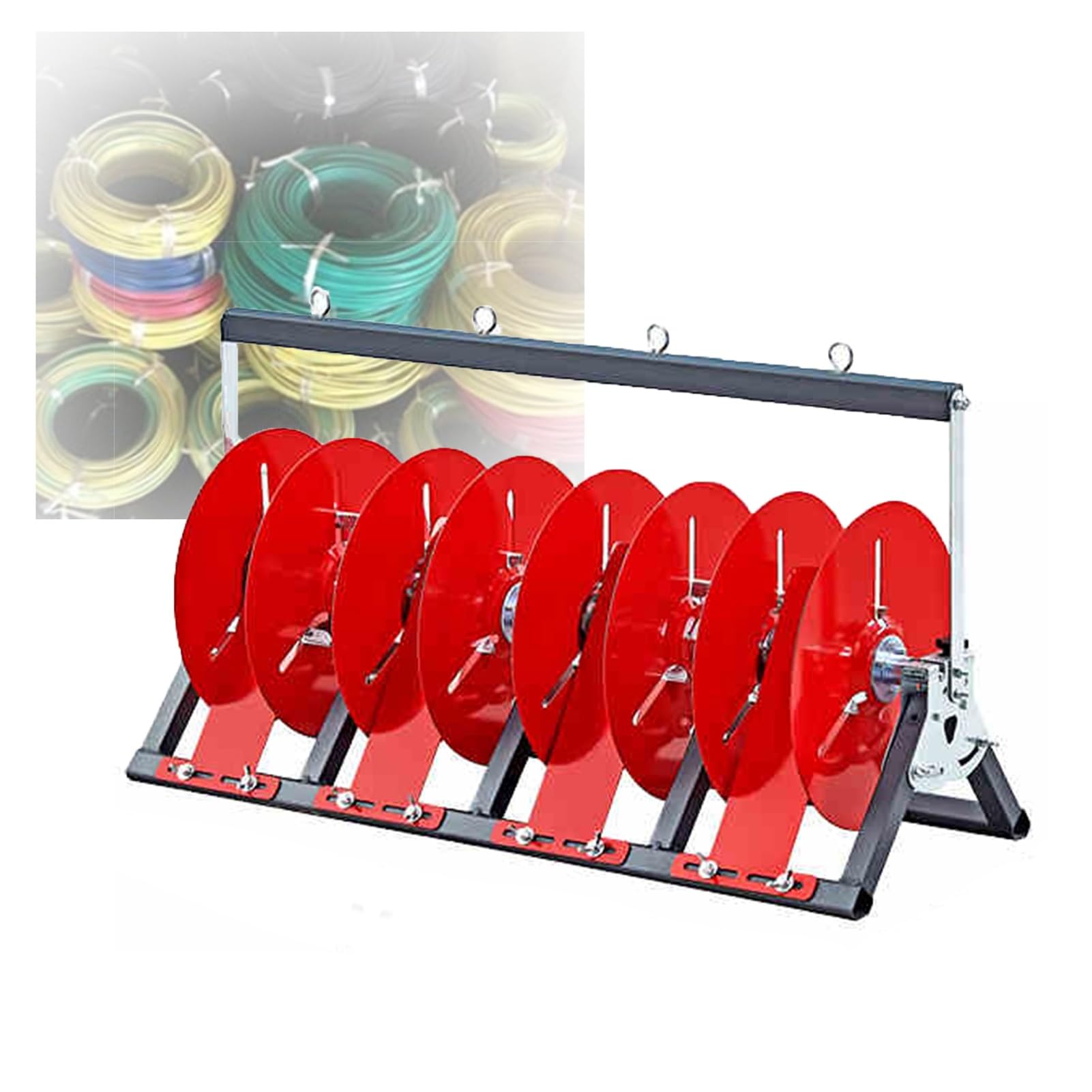 Soporte para carretes de cable Nizer organizador de alambre cuerda y manguera