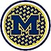 Michigan Wolverines U of M Party Bundle with Plates, Cups, Napkins - (Serves 8)