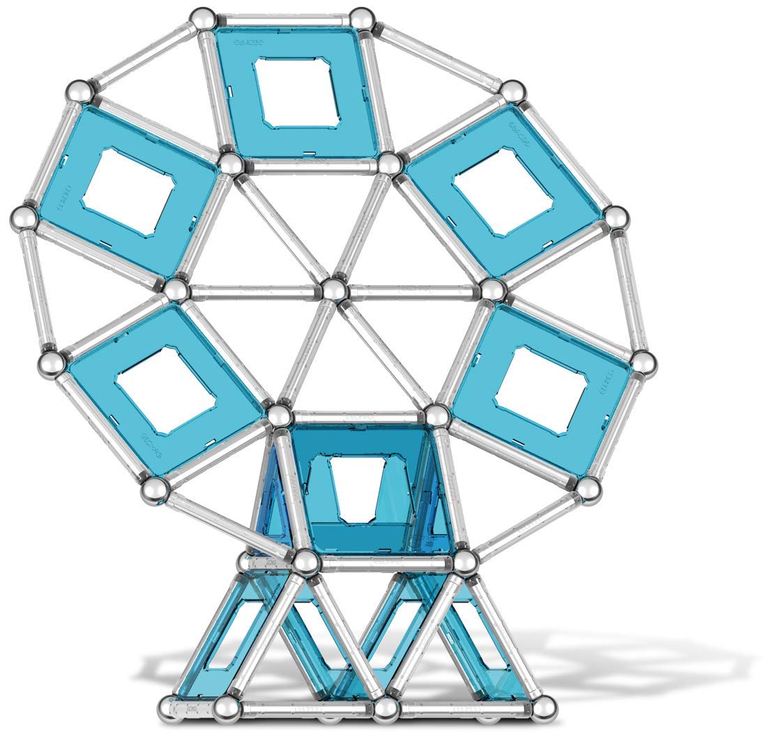 Geomag Skyline New York Gra Budynki magnetyczne, wielokolorowe, 174 sztuki