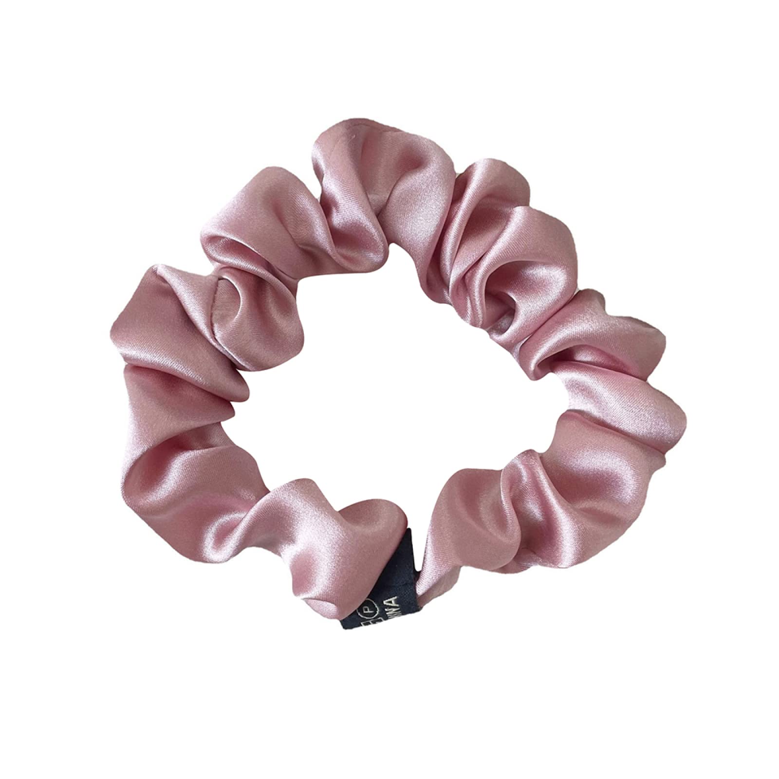 Prawdziwe jedwabne włosy 1.5-3.5cm akcesoria jedwabne Scrunchie dla kobiet elastyczna opaska do włosów gumki do włosów szalik 16 Momme pałąk, beżowy 2.5cm
