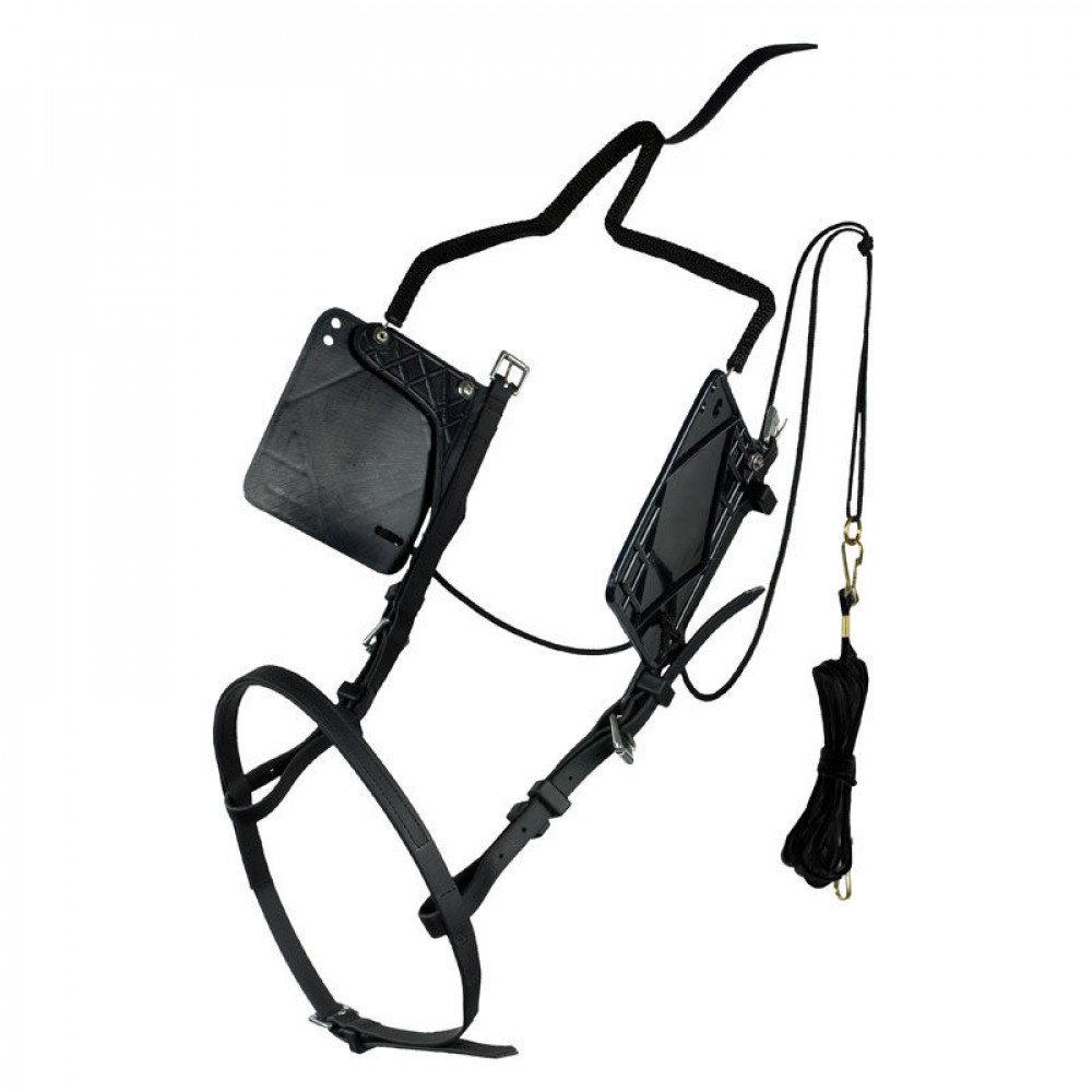 Finntack PRO Synthetic Pull-Down Blinds with Cheeks - Black - One Size