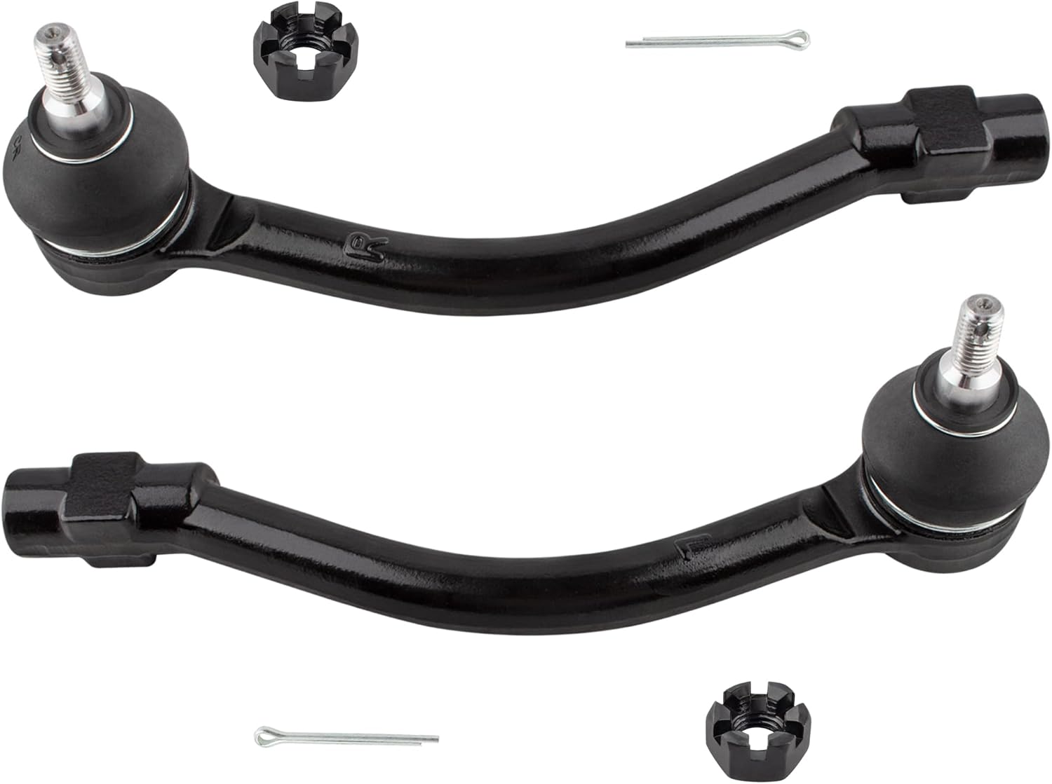 ES801074 ES801075 Front Outer Tie Rod Ends Left & Right for Hyundai Elantra 2011-2016 Elantra GT 2013-2017 Veloster 2012-2017 Kia Soul 2014-2019 Soul EV 2015-2019, Pack of 2