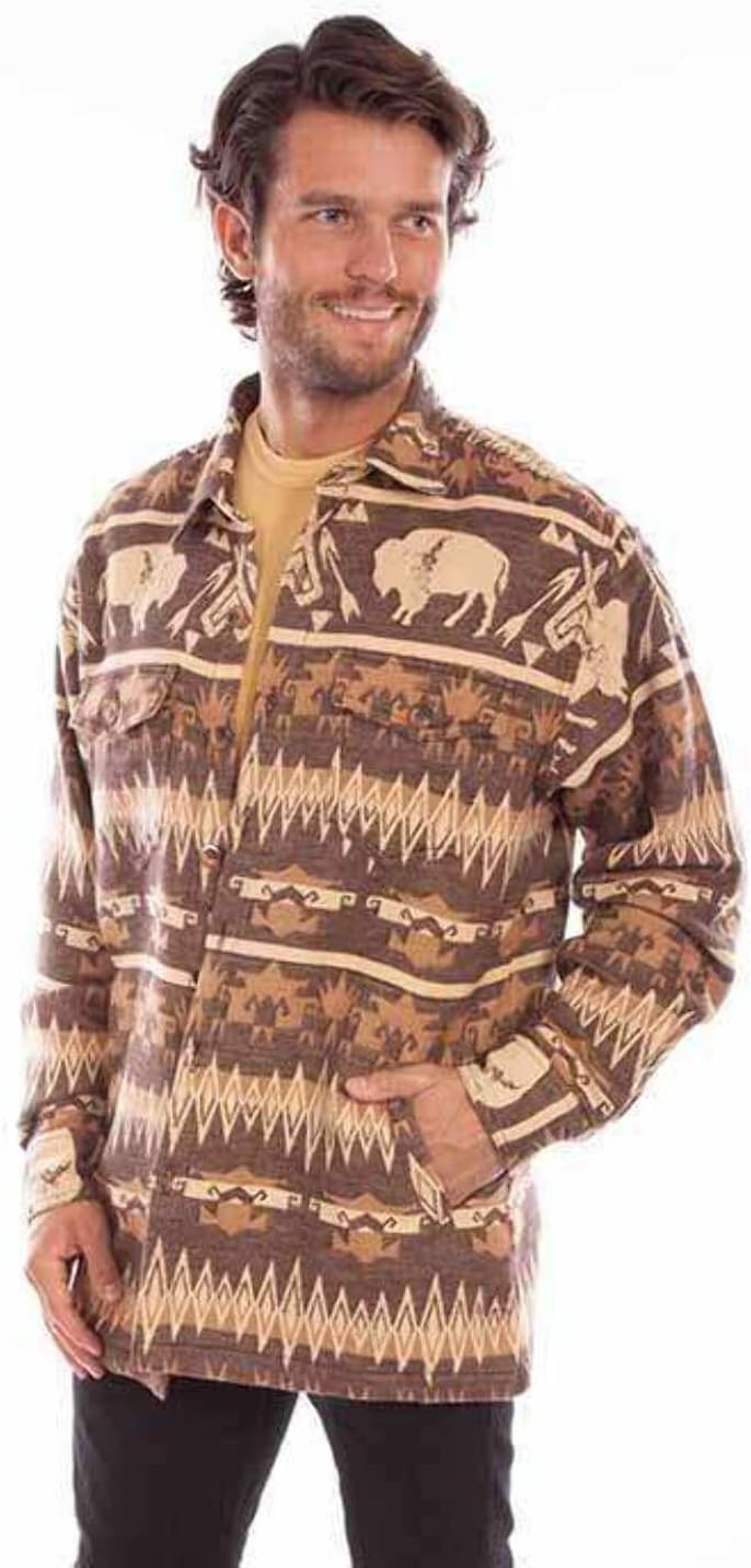 5336 Scully Men's Buffalo Shirt Jacket