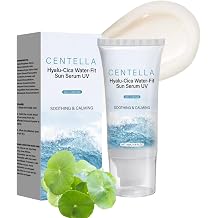 Centella Sunscreen SPF 50+ PA++++   Lightweight Face Sunscreen Gel Cream with Centella Asiatica, No White Cast & Non-Greasy, Hydrating UV Protection for Sensitive Skin, Korean Skincare 50ml