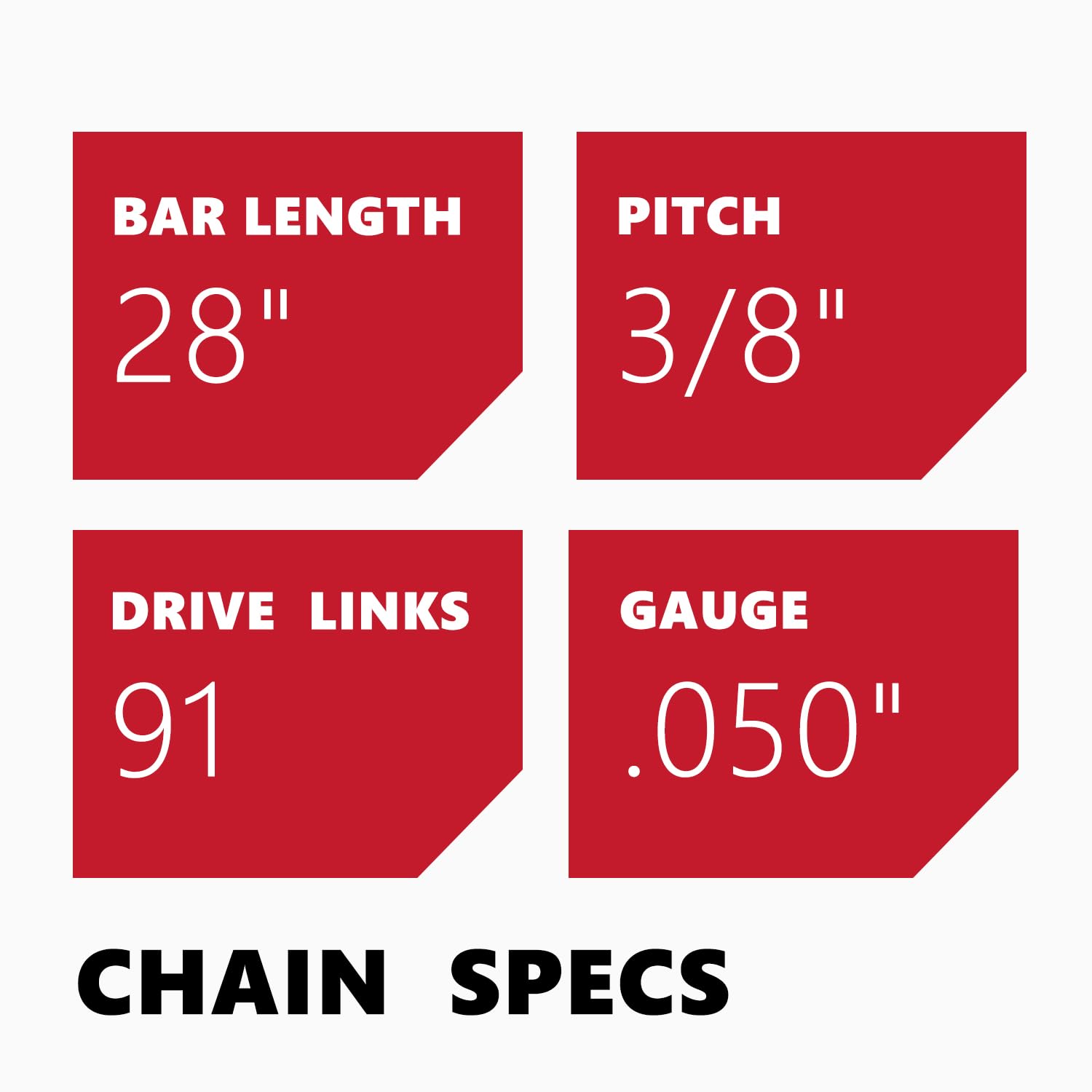 Amazon.com: KAKEI Skiptooth 28 Inch Chainsaw Chain 3/8