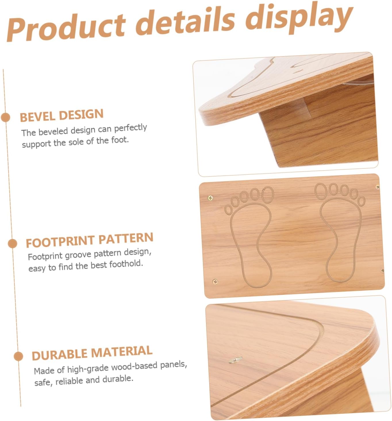 Foot Rest Stool for Under Desk Ergonomic Footrest for Office and Home Lightweight and Sturdy Design for Relaxing Feet While Working Gaming