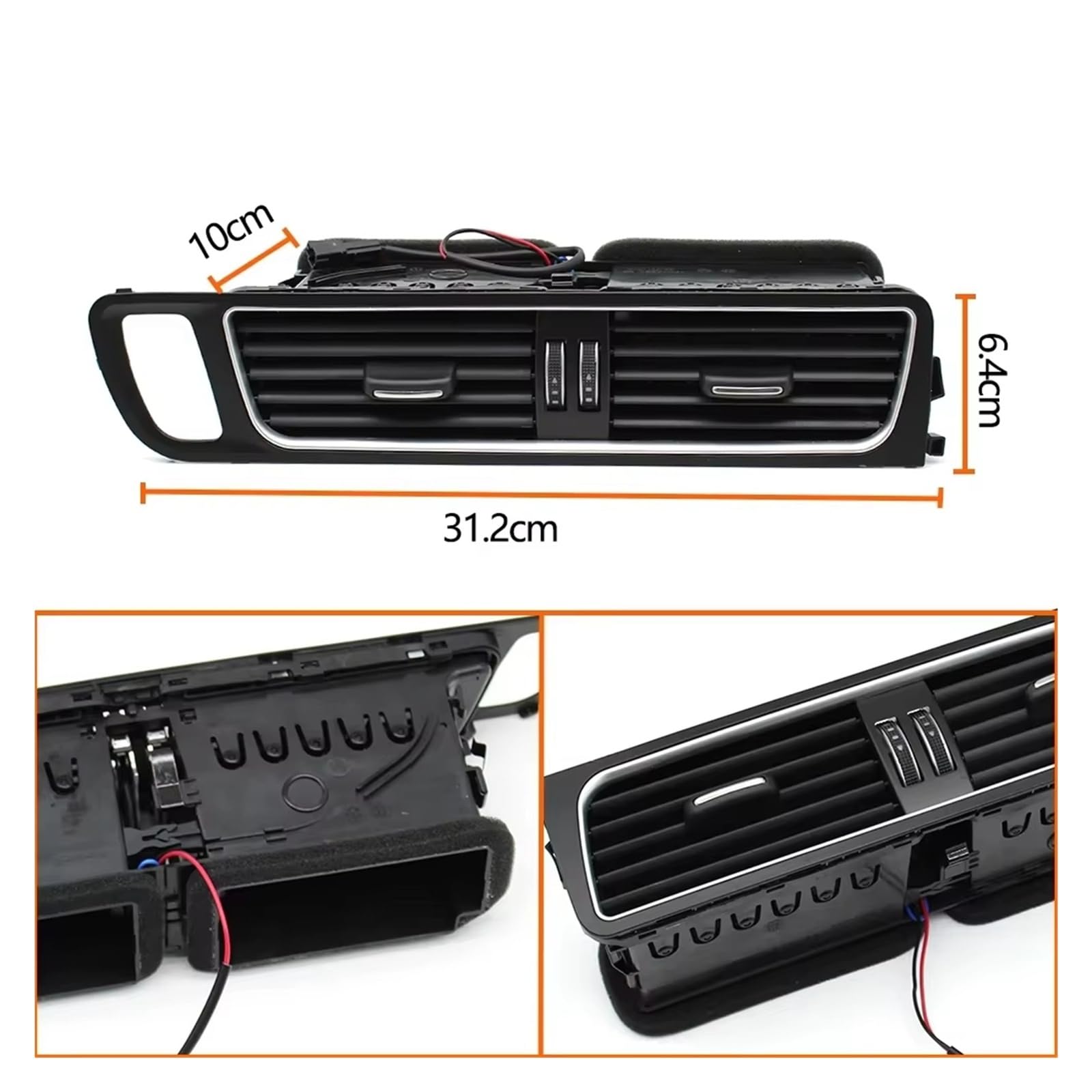 Per Q5 2009 2010 2011 2012 2013-2018 8R1820951 8R1820901 Griglia Ventilazione Condizionatore D'aria Anteriore Sinistra Destra Centrale Cruscotto LHD Bocchetta Aria Condizionata Posteriore | LHD-Central