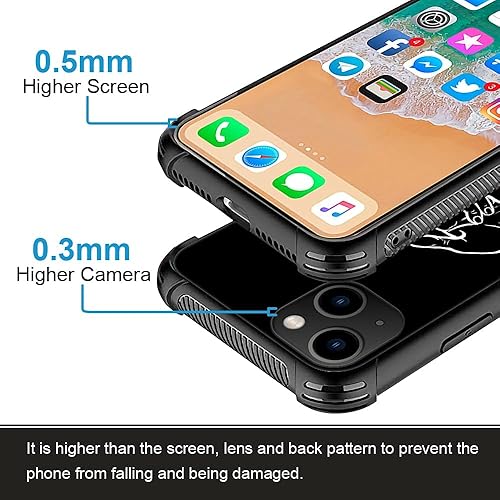 Miniatura 4 de Funda compatible con iPhone 13, diseño de pistola de mano 13 para niños y hombres, patrones de moda multicolor, antideslizante, absorción de golpes,