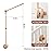 Baby Crib Mobile Holder - Wooden Mobile Arm for Crib,Crib Mobile Arm,Mobile Crib Hanger (Wooden Arm)