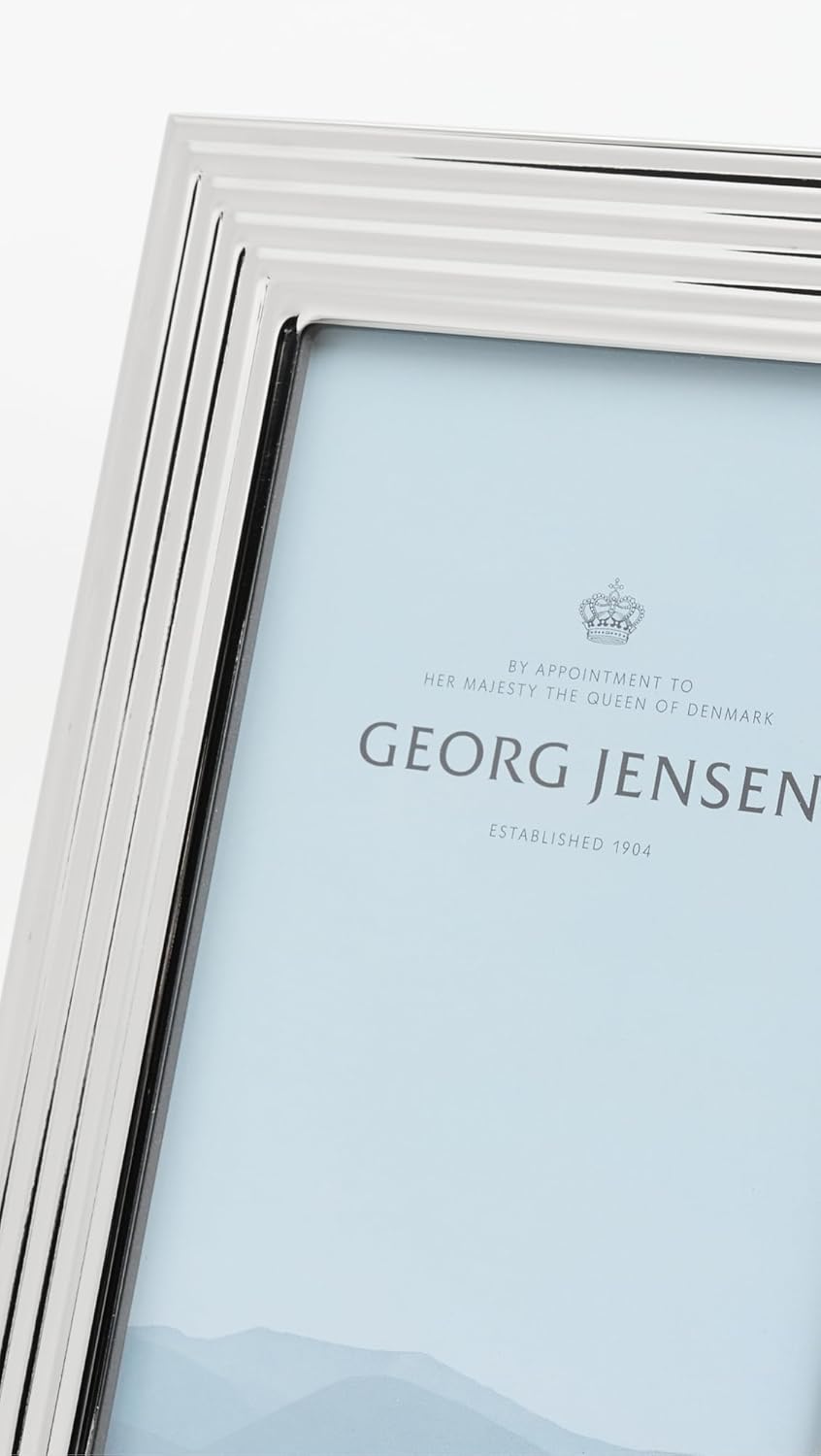 Georg Jensen Women's Bernadotte Stainless Steel Mirror Picture Frame 4x6