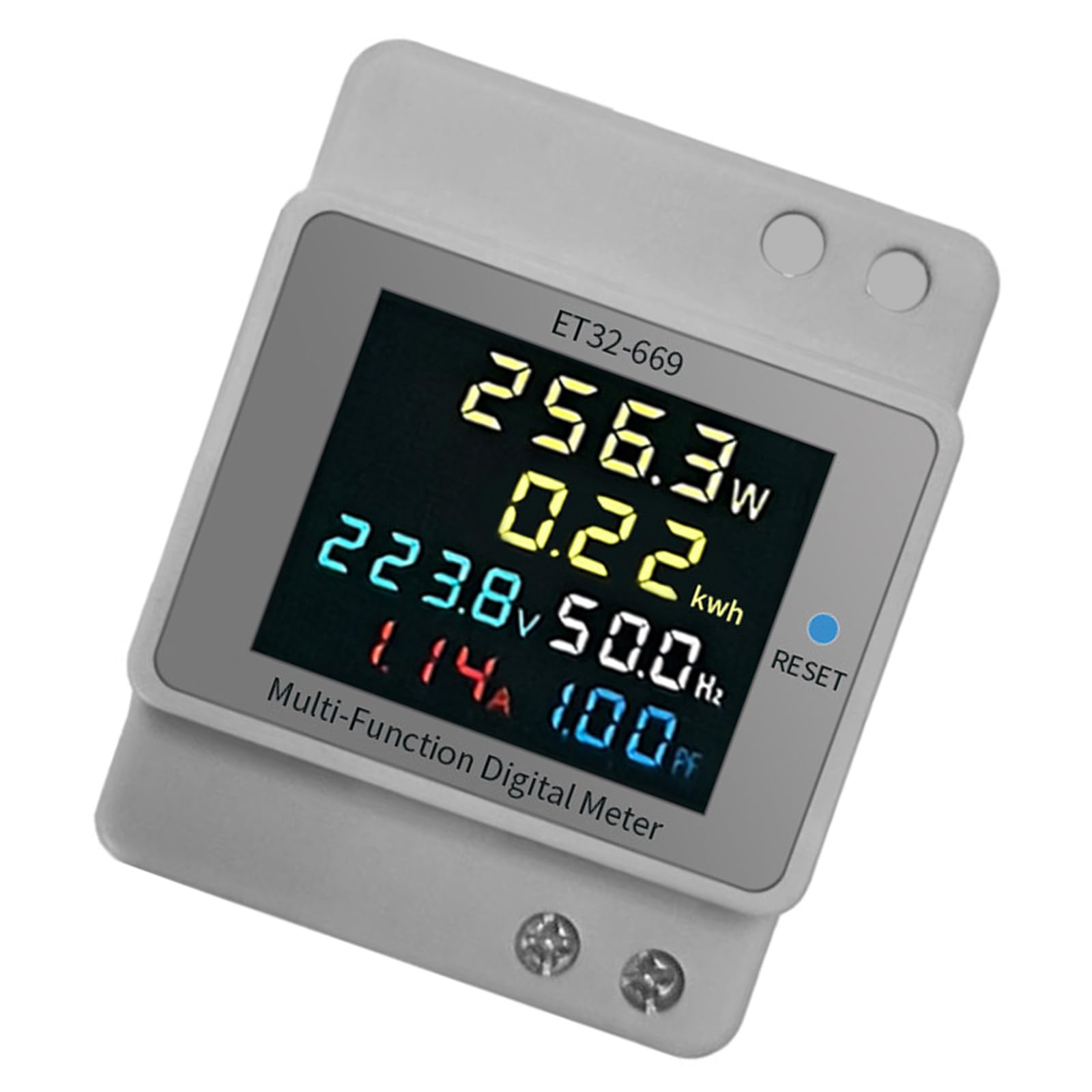 Single Phase LCD Digital Meter 220V for Home Current Power Frequency Tracking Single Phase Energy Meter