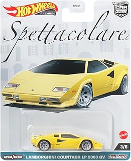 Hot Wheels HKC47 Car Culture Spetta Collare - Lamborghini Countac LP 5000 QV [Ages 3 and Up]