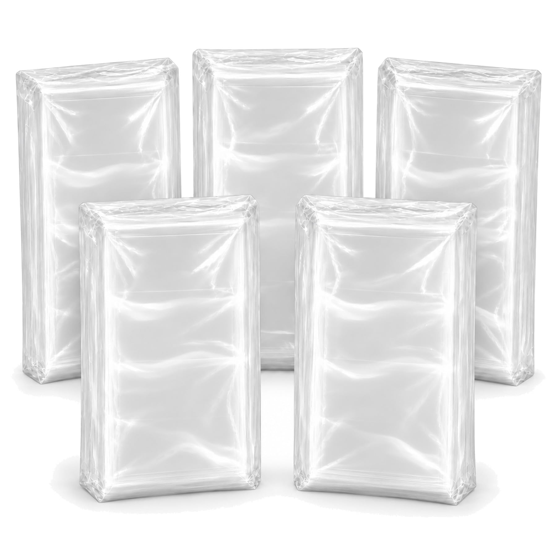 Pack 5 | 1.600 Bolsas Transparentes 27x35 cm, Galga 130
