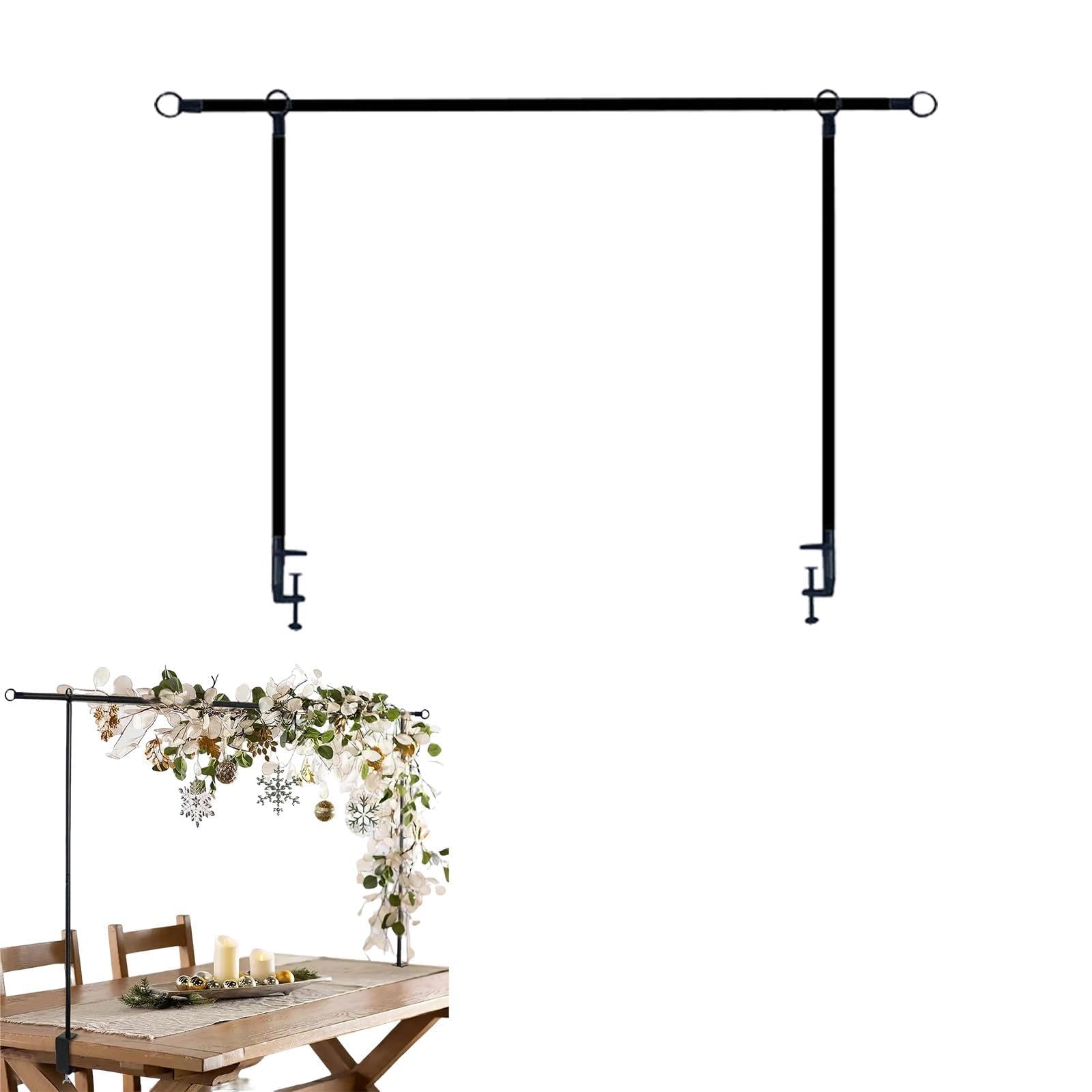Supporto Palloncini da Tavolo,Arco Decorativo In Metallo da 250 x 100 cm con Palloncini Regolabile e Multiuso, Adatto per Compleanni e Natale