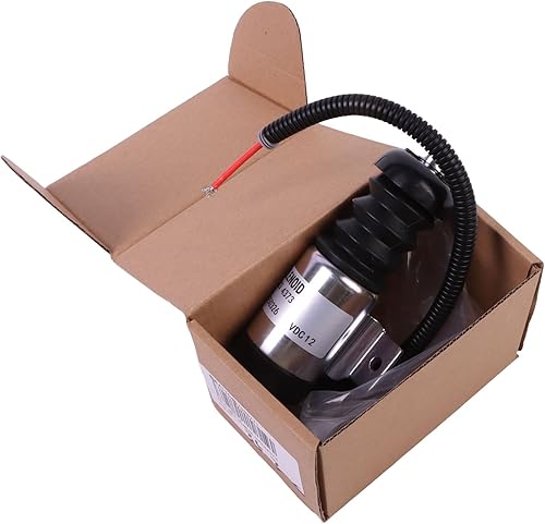 Miniatura 7 de 12 V combustible apagado solenoide 04233841 04234373 para Deutz 912 913 914 35DZS1E2 APE 3309 F139 Parada Electroválvula Excavadora Disel motor