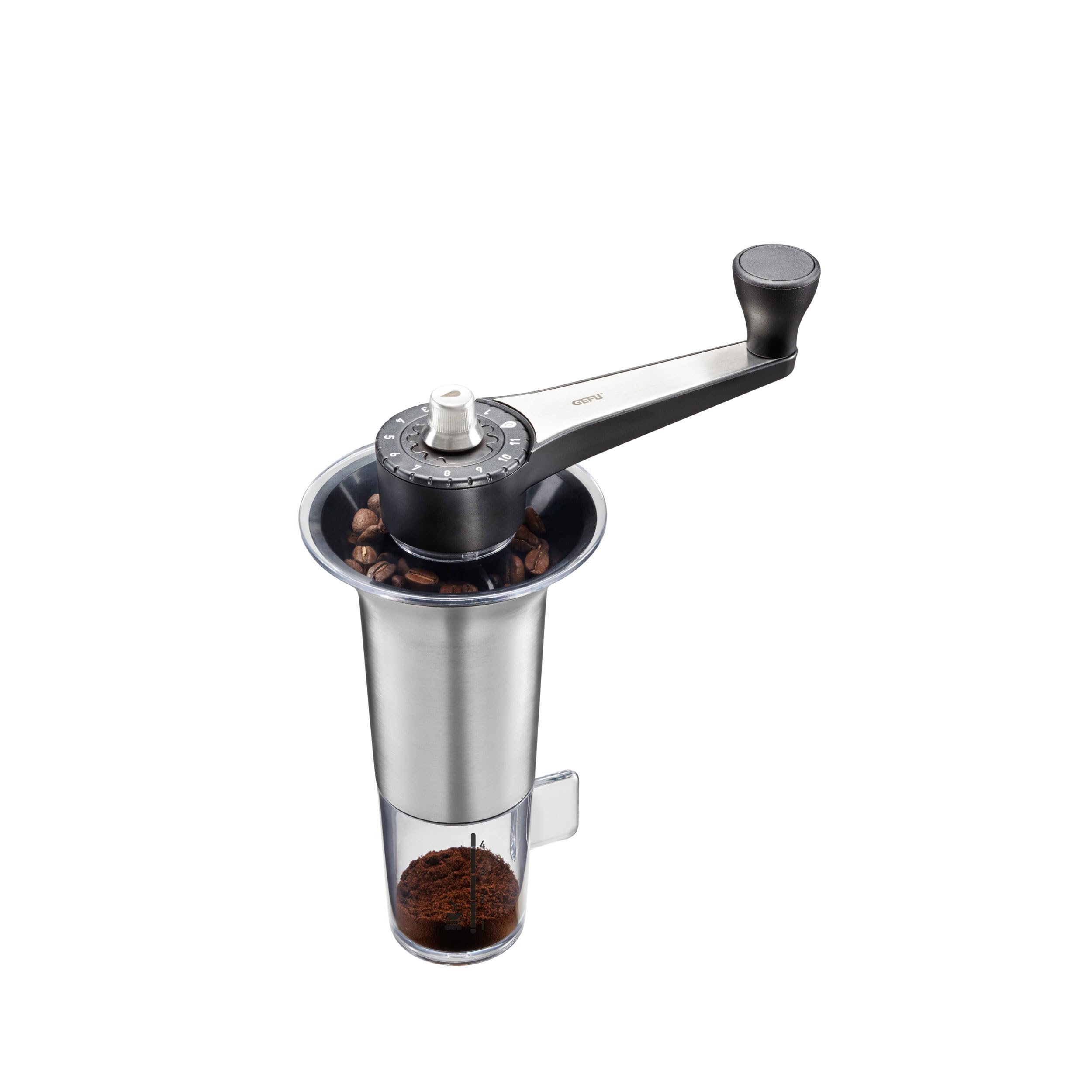 GEFU 16330 Kaffeemühle LORENZO + 16201 Kaffeemaß MORENO, verstellbar