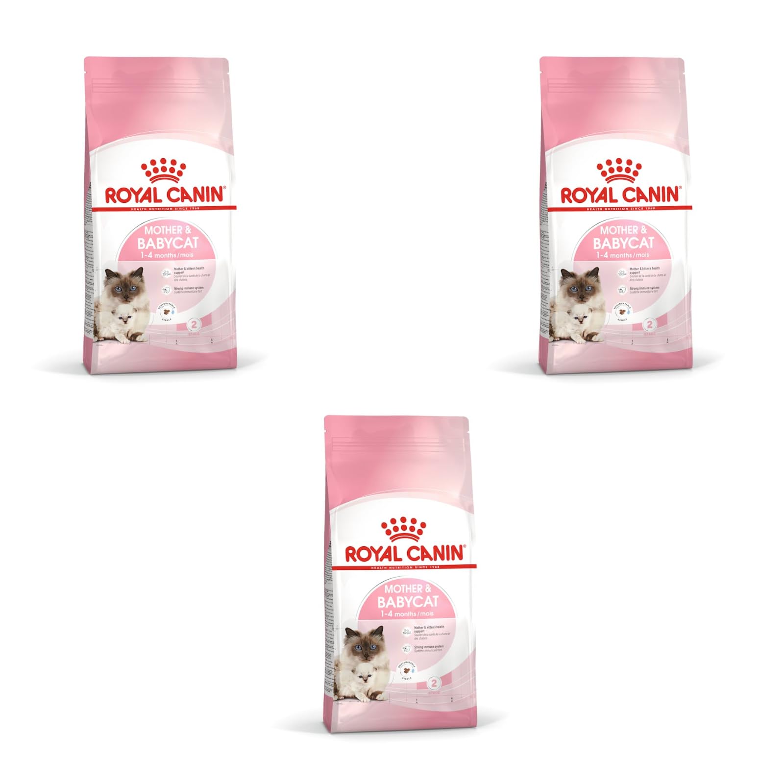 Royal Canin Mother & Babycat Dry Cat Food 3 x 400g