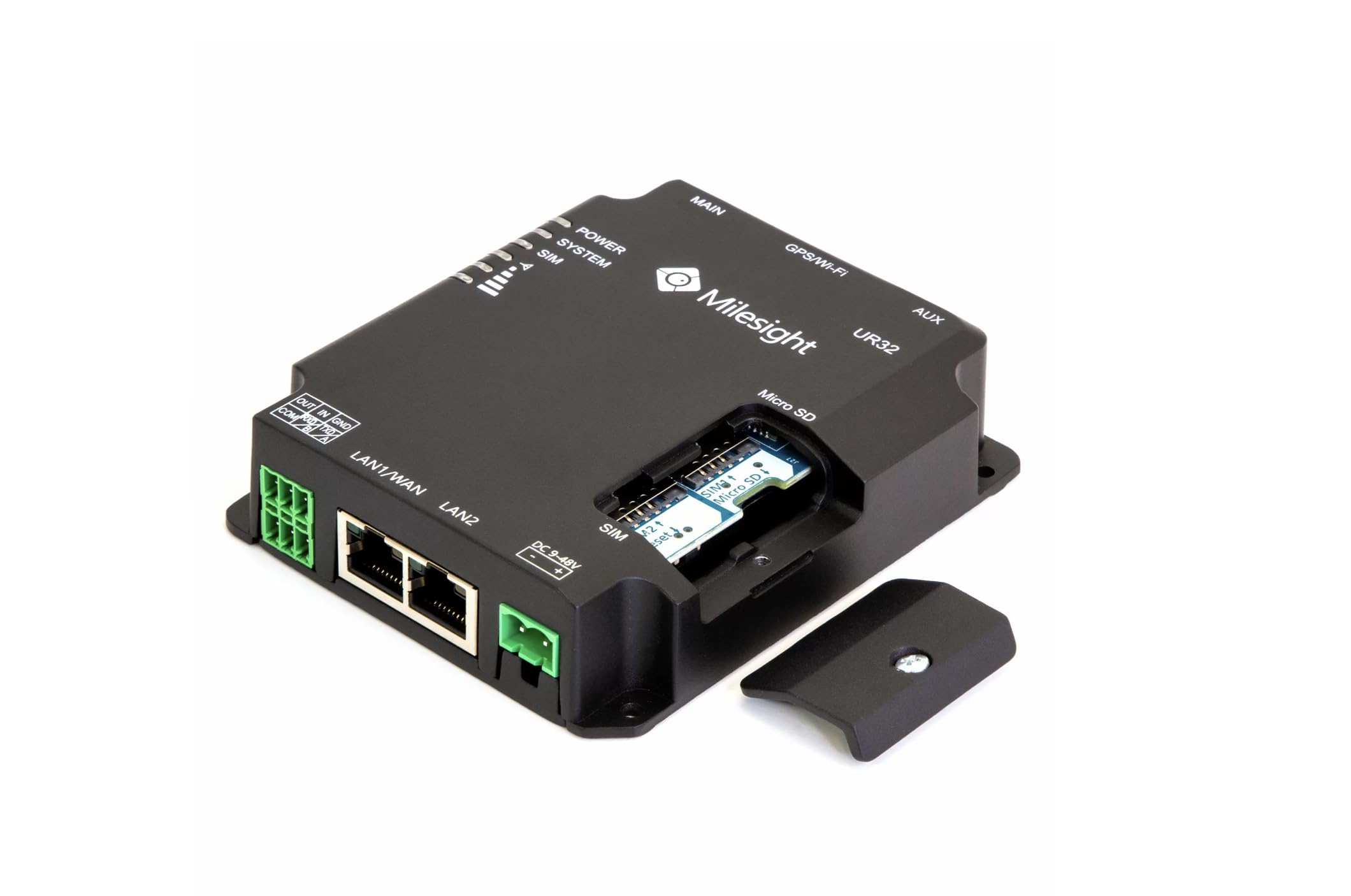 Routeur industriel 4G LTE Cat 4 avec WiFi 4, double SIM, 2x Ethernet, RS232, VPN, -40°/+70°C, gestion à distance