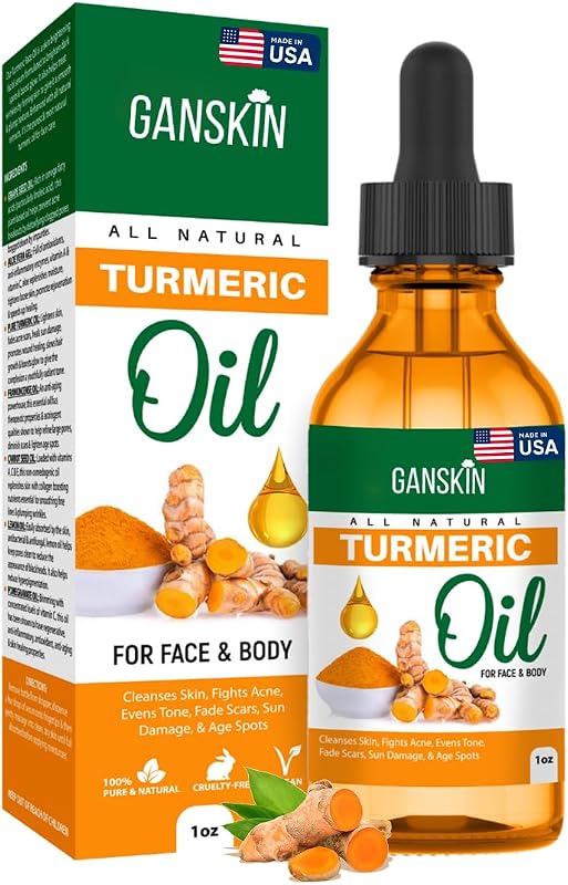 Ganskin Óleo de Cúrcuma para Rosto e Corpo