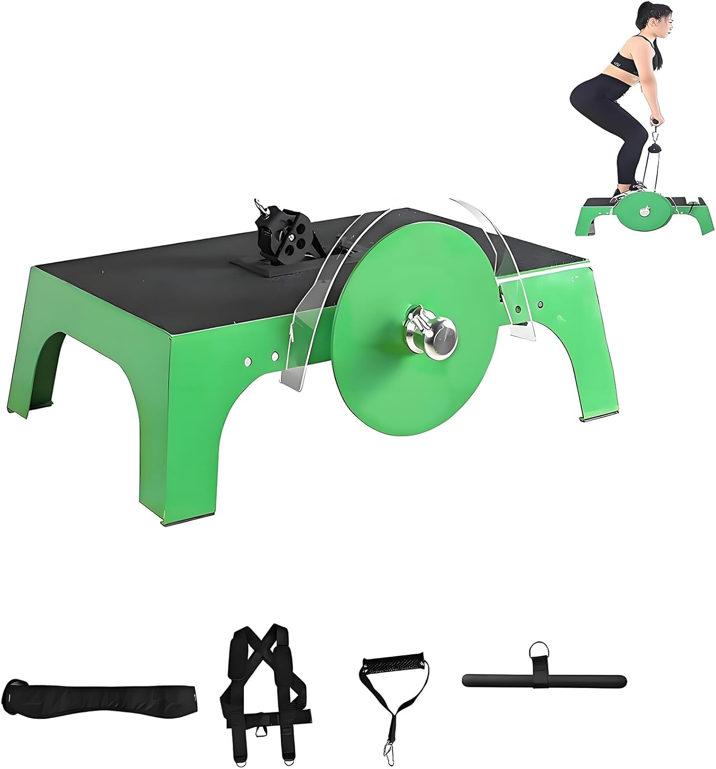 Flywheel Trainer Centrifuge,Resistance Training Device w/Adjustable Tension Strap Length, 4 Resistance Modes, Ergonomic Adaptive Resistance Training
