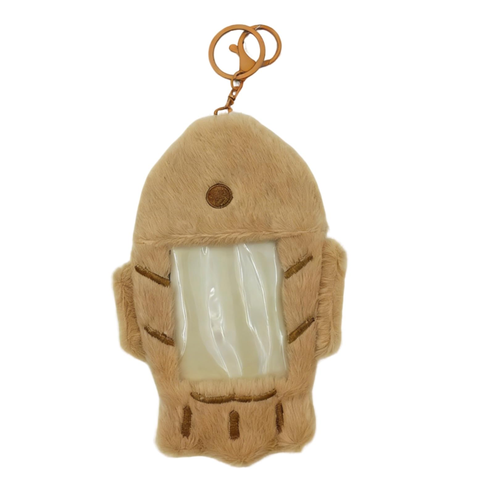 One Fish Photocard Holder Plush Card Sleeve with Display Keychain Plush Keychain Display and Fish Card Holder for Photo Cards