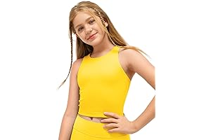 Girls Athletic Wear: Butterluxe Double Layered Tank Tops