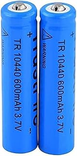 Rechargeable Batteries 3 7V 10440 600Mah Lithium Li Ion Batteries Rechargeable Batteries 3 7V 2Pcs