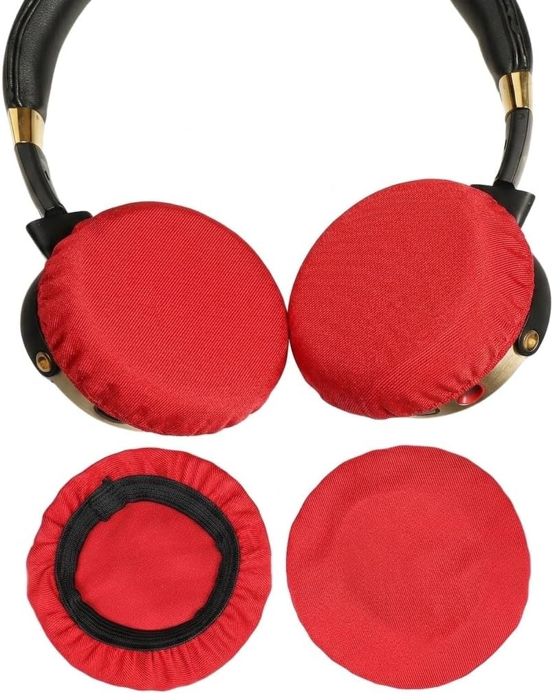 2 Pairs Headphone Earpad Covers，Replacement Earpads Cushions， Headphone Sweat Covers Washable and Stretchable Ear Pads Protectors for Gym Libraries, Studying Gaming (9-11 cm)