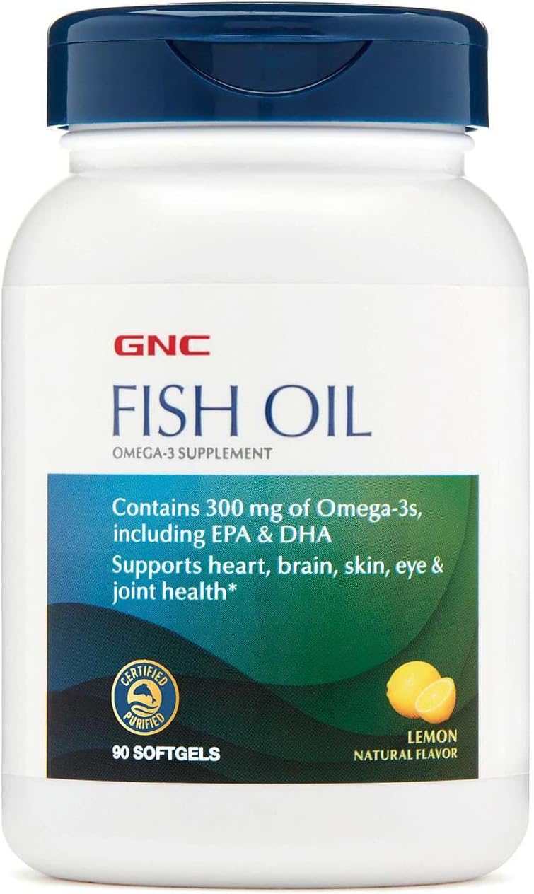 GNC Fish Oil 90 Softgel caps